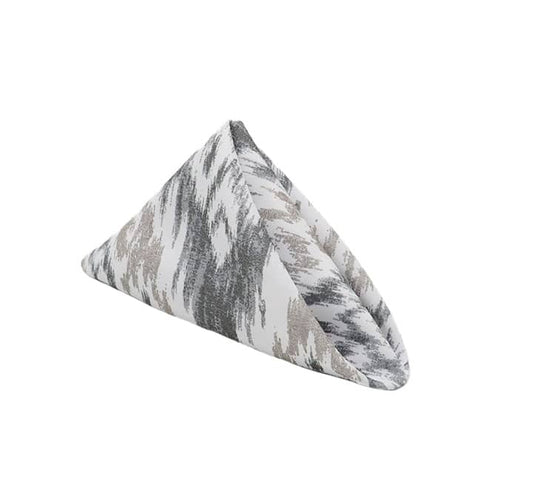 Pattern Napkin Grey & White