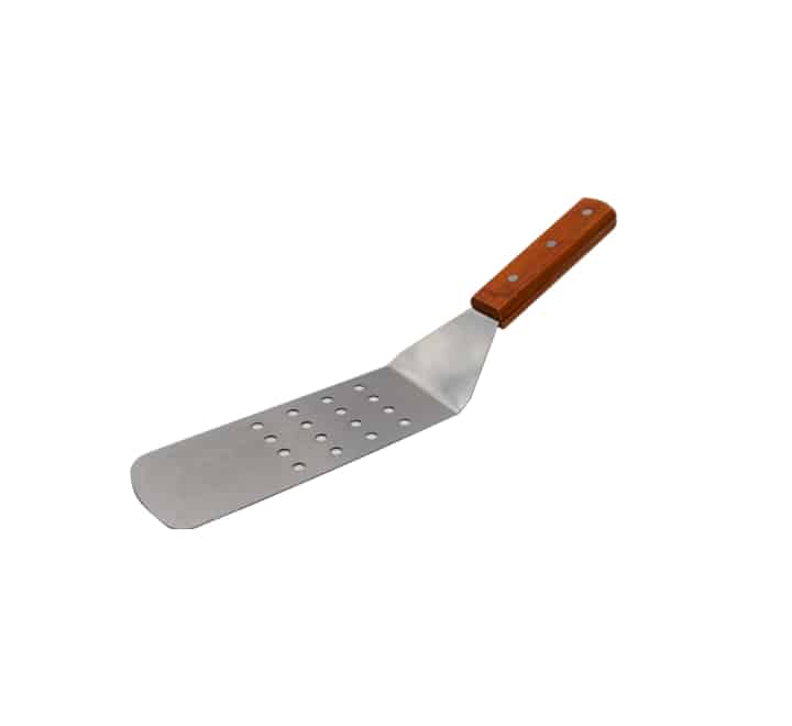 Perforated Hamburger Turner Wooden Handle