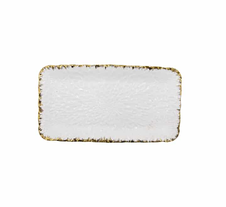 Porcelain Serving Platter on Stand