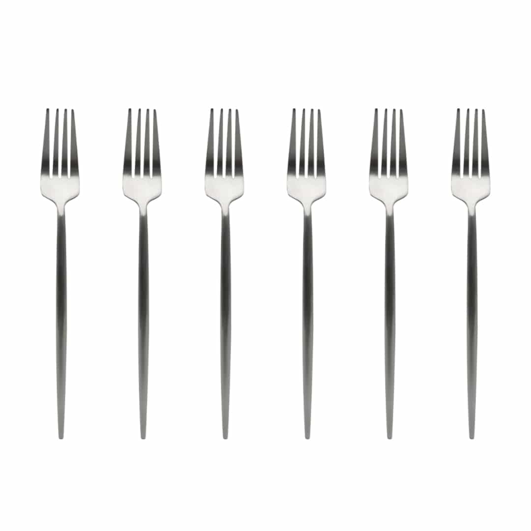 Portugal Cutlery Fork Silver 6 Piece