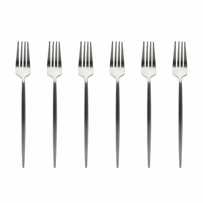 Portugal Cutlery Fork Silver 6 Piece