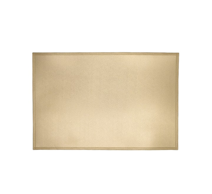 Rectangle Table Mat Gold - 45x30cm