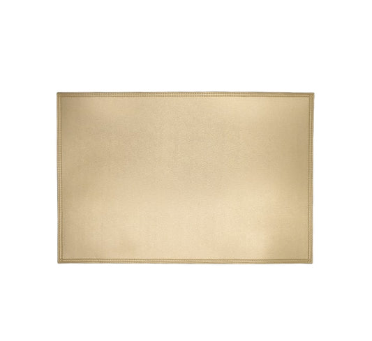 Rectangle Table Mat Gold - 45x30cm
