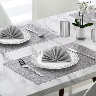Rectangle Placemat Silver