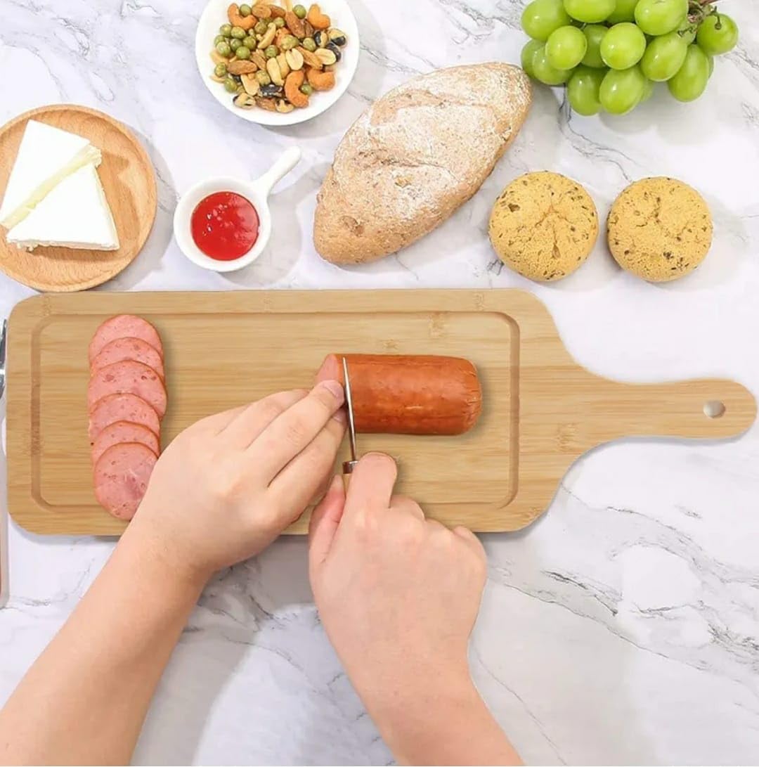 Rectangular Wooden Pizza Plate 14x39cm