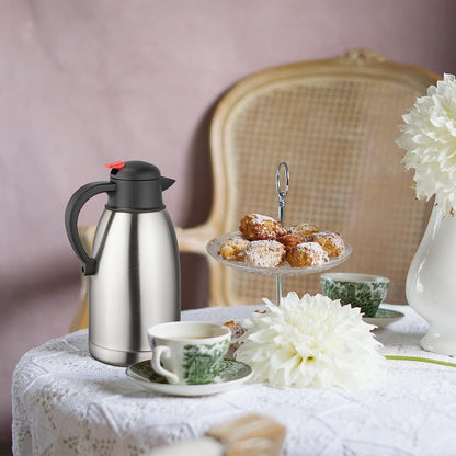 Regent Hot & Cold Vacuum Jug Stainless Steel 2Lt