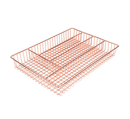 Exquisite Rose Gold Cutlery Divider