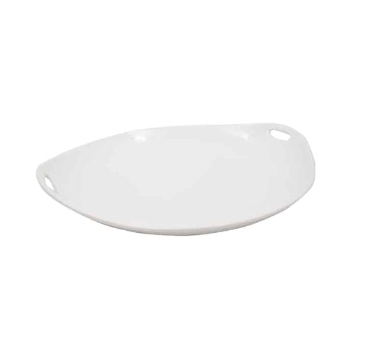 Round Ceramic Platter with Handles 35x32x5cm