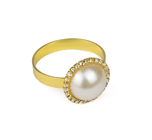 Round Pearl Napkin Ring