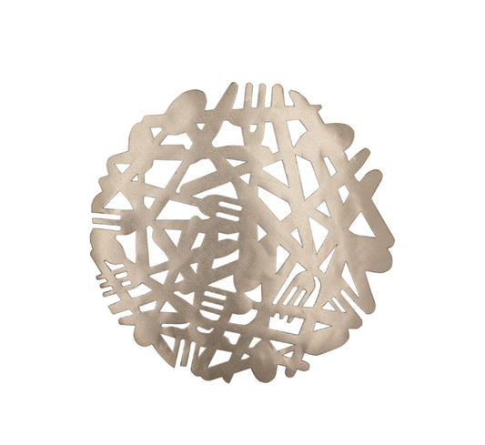 Round Placemat Rose Gold 38cm - Cutlery