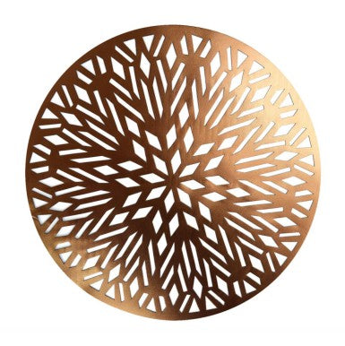 Round Placemat Rose Gold 38cm