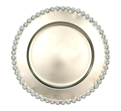 Round Steel Underplate with Pearl Edge