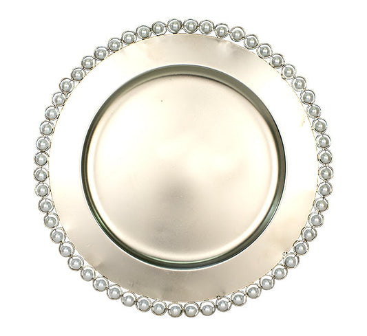 Round Steel Underplate with Pearl Edge