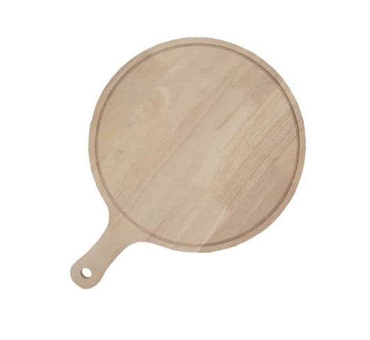 Round Wooden Pizza Board 43x30cm