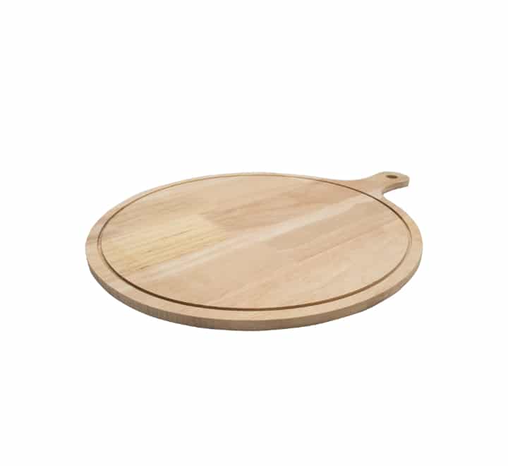 Round Wooden Pizza Plate 35x45cm