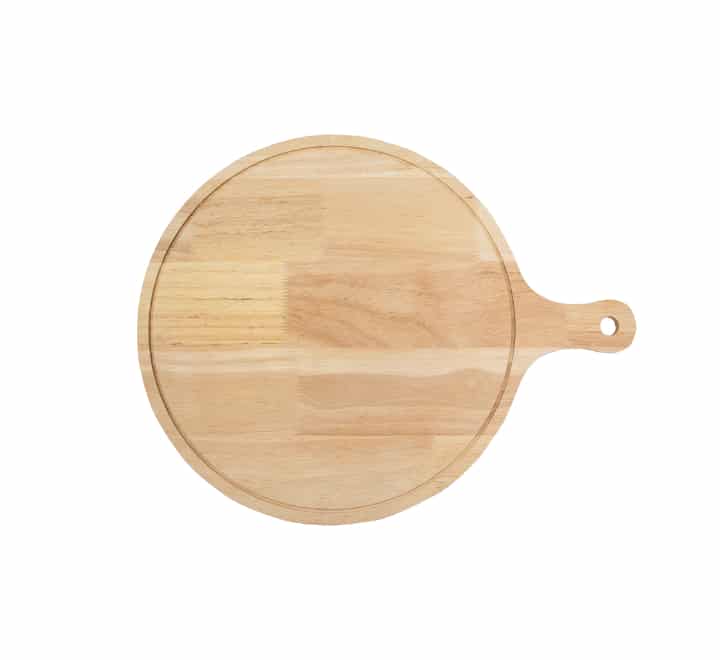 Round Wooden Pizza Plate 35x45cm