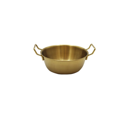 Round Metal Serving Dish