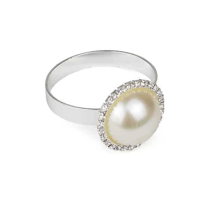 Round Pearl Napkin Ring