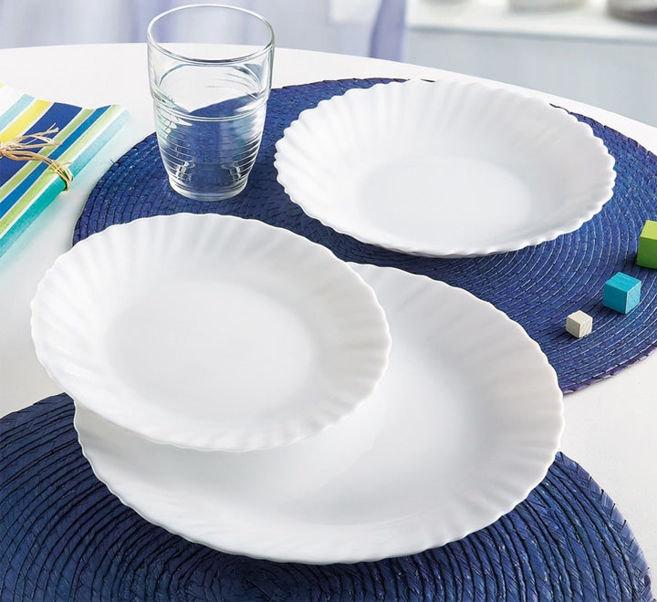 Shell White Dinner Plate 25cm