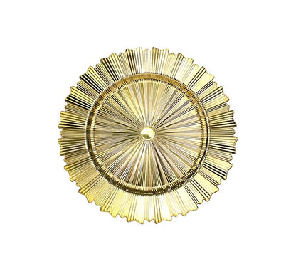 Shiny Plastic Underplate Firework Pattern