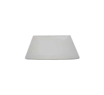 Side Plate Square with Pattern Rim 22cm