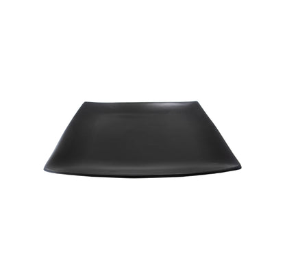 Square Black Dinner Plate 27cm