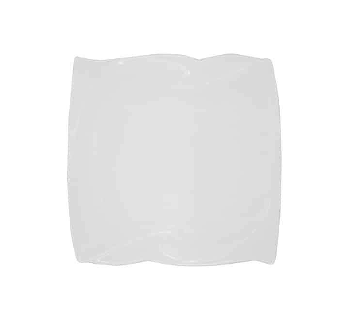 Square Dinner Plate White