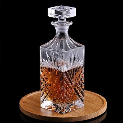 Square Glass Decanter 900ml