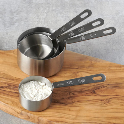 Stainless Steel Measuring Cups 4pc