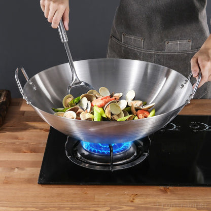 Stainless Steel Wok 38cm