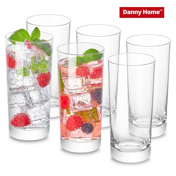 Tall Cocktail Glasses 6pcs