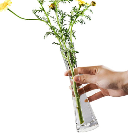 Tall Slanted Glass Vase 58cm