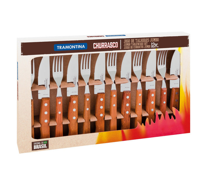 Tramontina 12 Piece Barbeque Cutlery Set