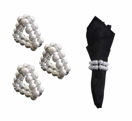 Triangle Pearl Napkin Ring