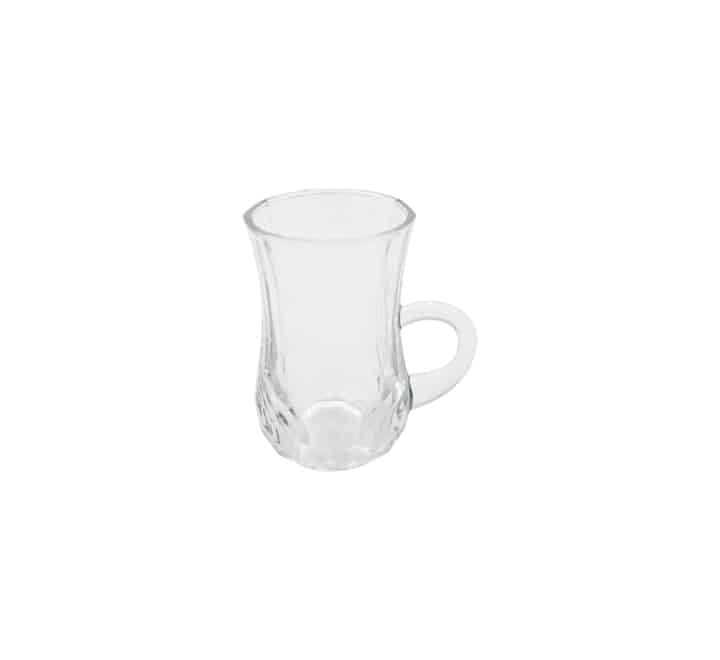 Turkish Glass Coffee Cups 6 Piece