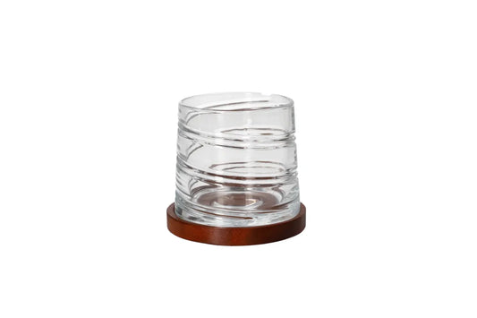 Whisky Glass with Coaster (320ml)