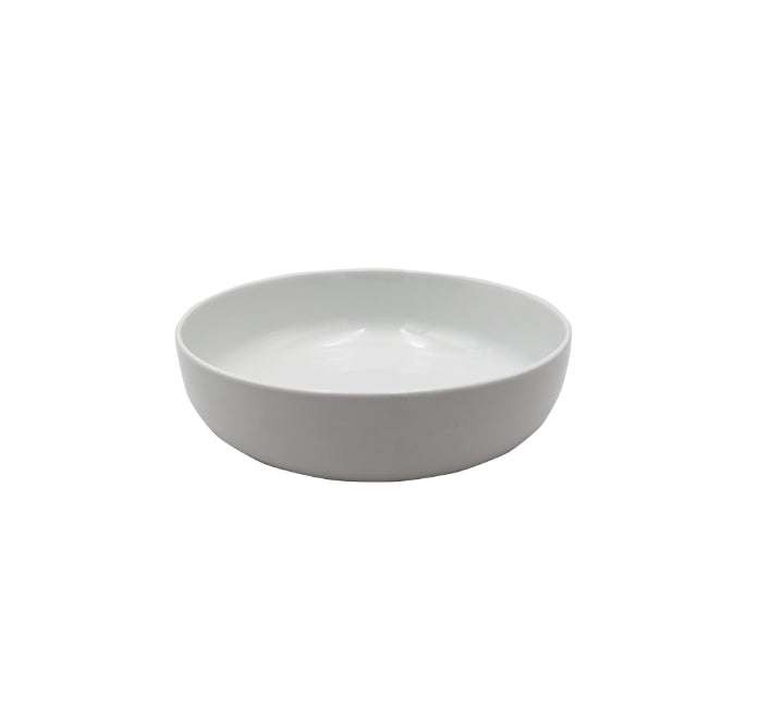 White Ceramic Bowl - 26x7cm
