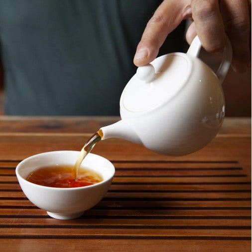 White Ceramic Tea Pot