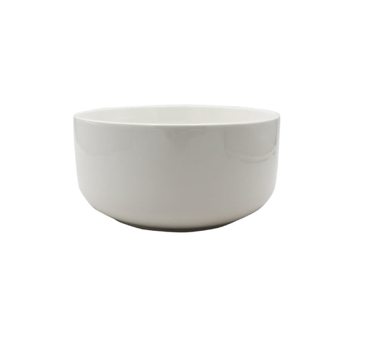 White Deep Ceramic Bowl - 23x11cm