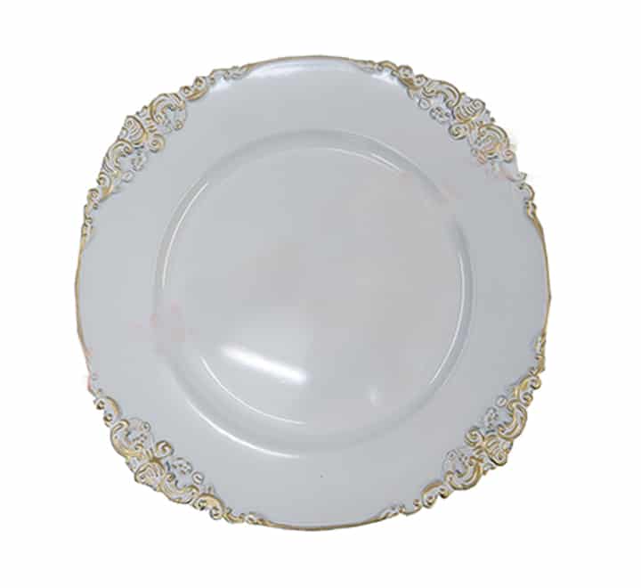 White Plastic Underplate