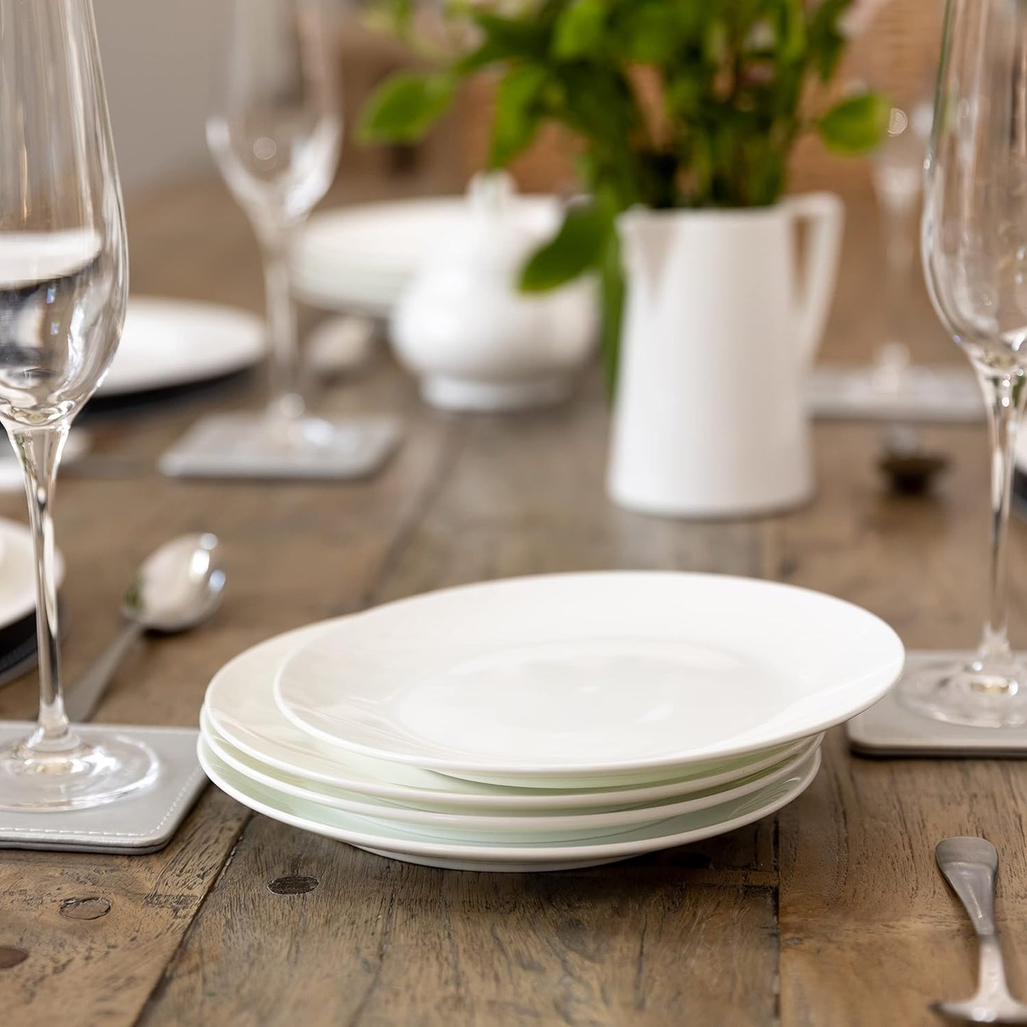 White Side Plate 19cm