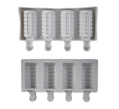 White Silicone Ice Cream Choc Mould