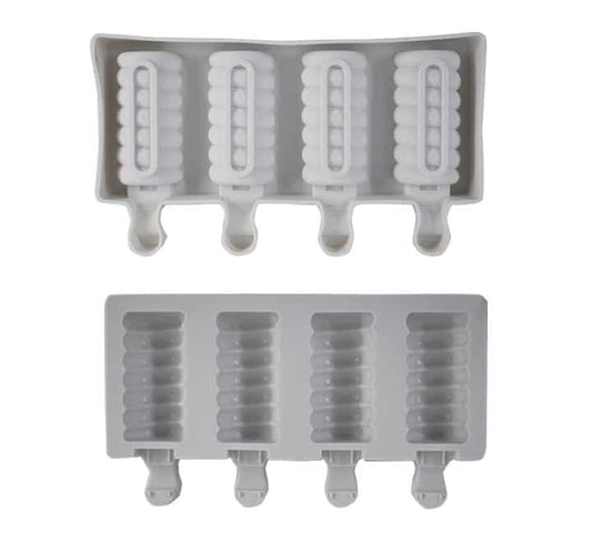 White Silicone Ice Cream Choc Mould