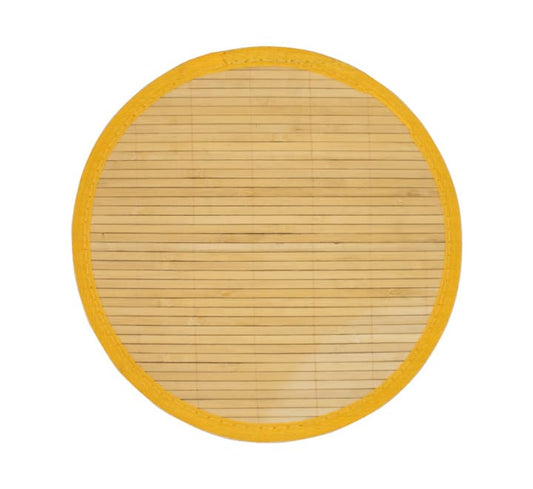 Wooden Look Placemat - Round