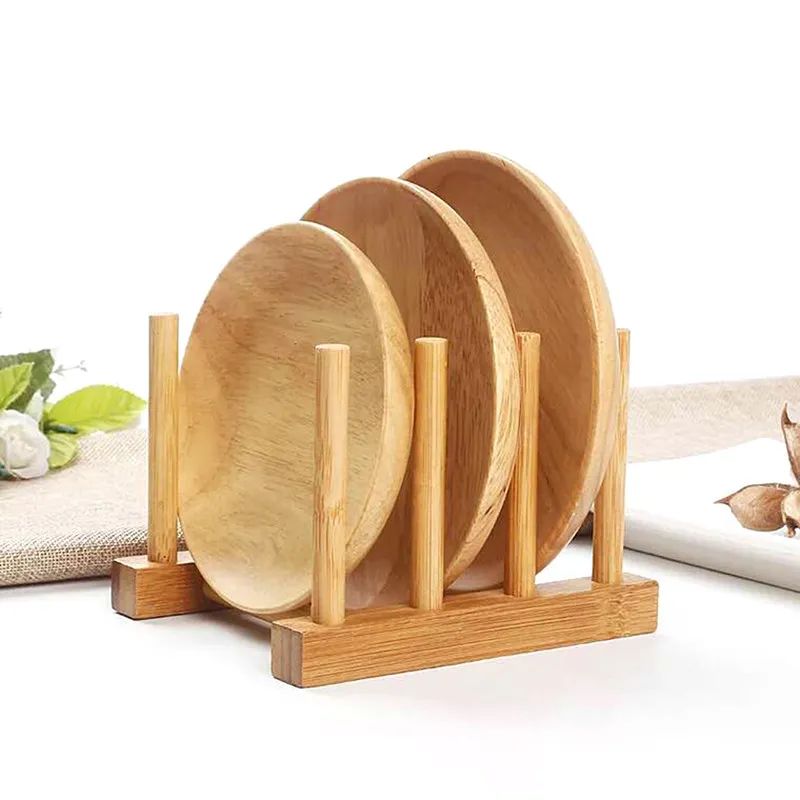 Wooden Plate Stand