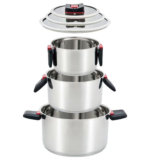 Bauer Compact 6pc Steel Set