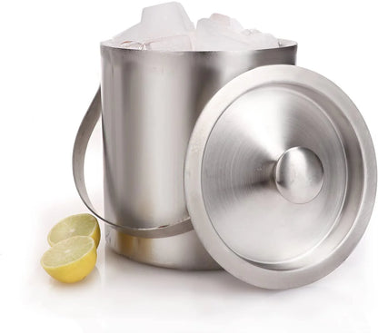 Double Wall Ice Bucket With Lid (2L)